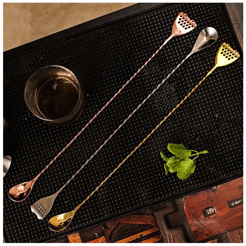 Japanese Style Wine Set Fine Threaded Long Bar Spoon Japanese Style