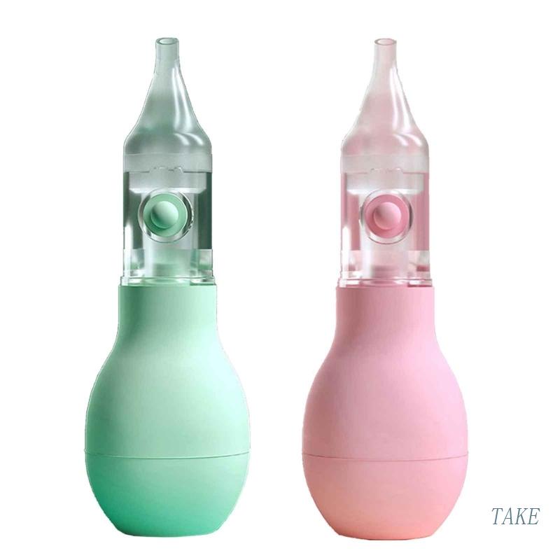 TAKE Soft Nasal Aspirator for Baby Nose Vacuum Suction Manual Nose Aspirator Nasal Cleaning Tool