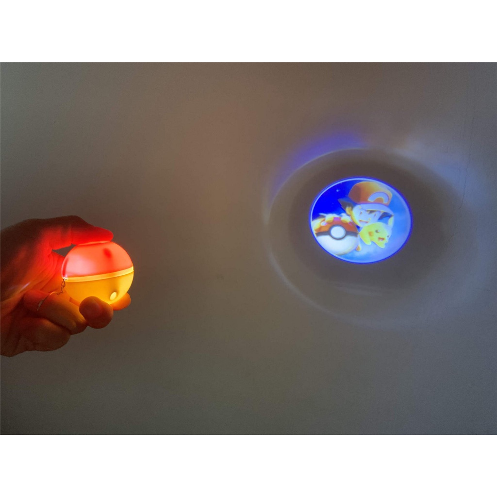 Pokemon Projection Ball Keychain Magic Action Figure Projector Toy ...