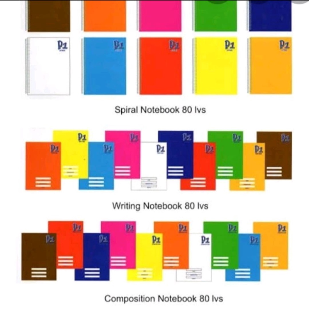 Notebook 80lvs Spiral Composition Writing Notebook | Shopee Philippines