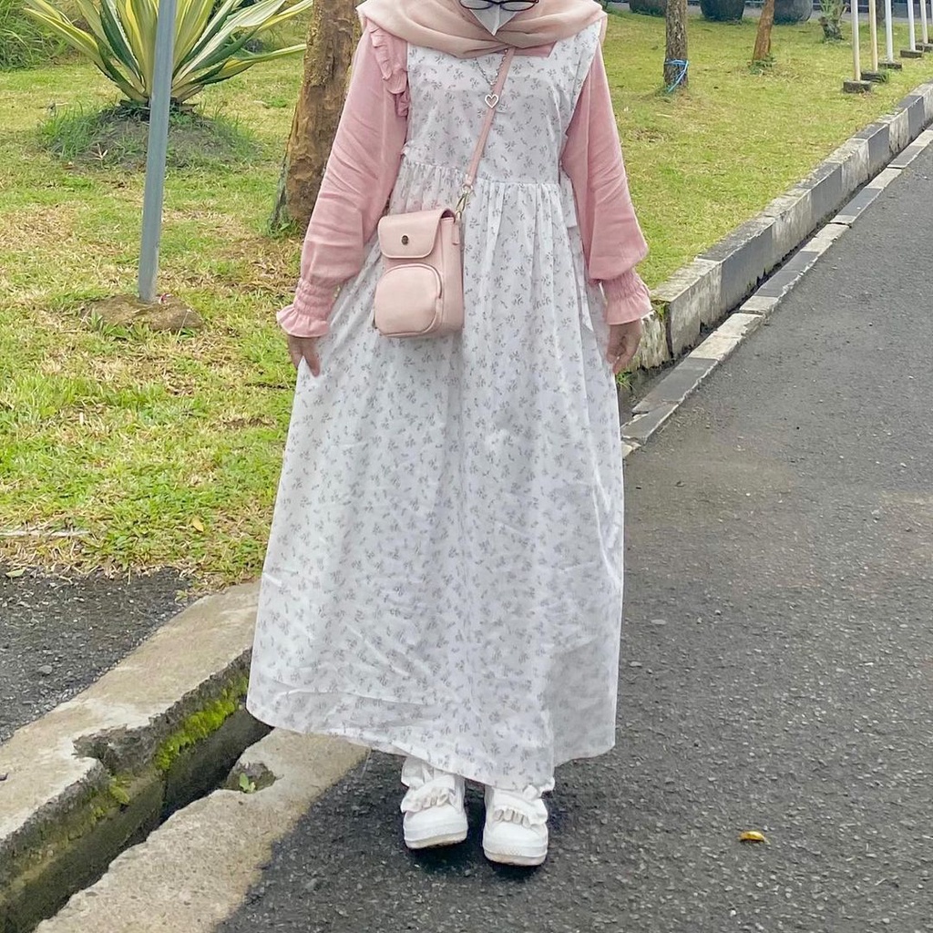 HIMARI MIDI DRESS - DRESS MIDI KOREA HARASKIRT