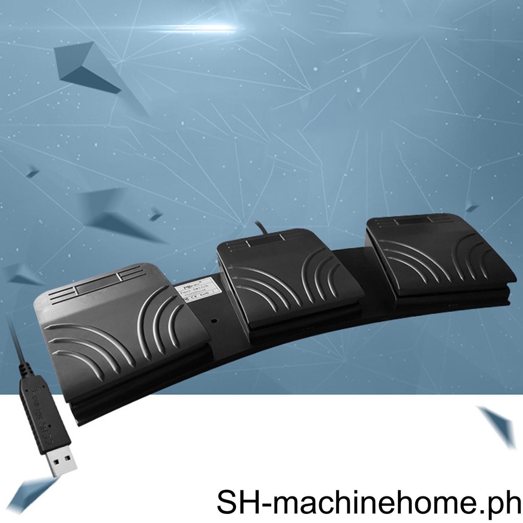 USB Foot Pedal PC Triple Foot Pedal Game Foot PC Switch for PC Laptop