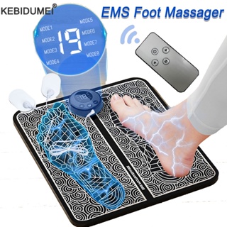 Electric EMS Foot Massager Pad Relax Feet Acupoints Massage Mat Shock  Muscle Stimulation Rechargeable And Massager