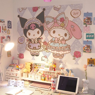 Cute Hello Kitty Cartoon Mural Decals Art Home Decor Removable DIY