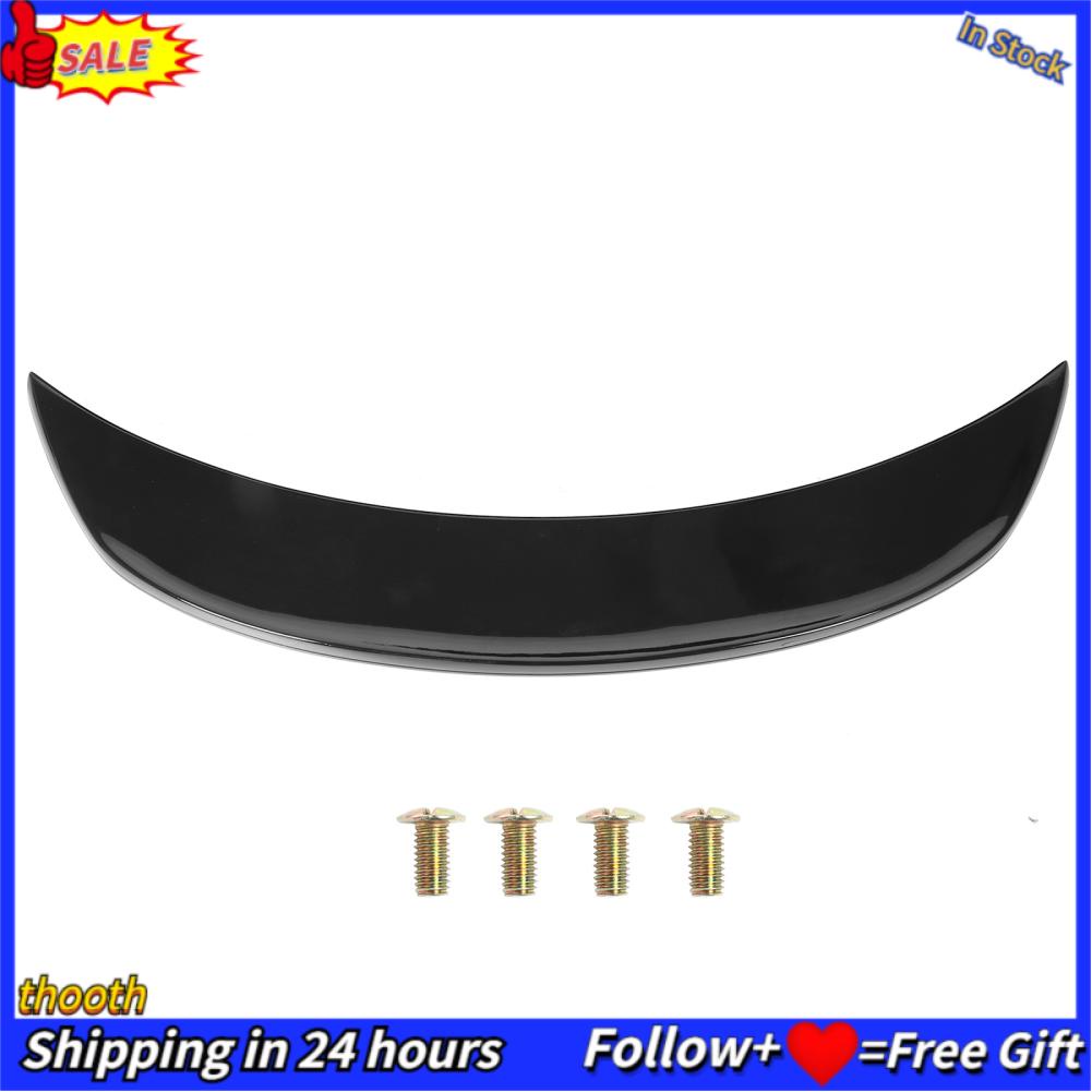 Thooth rear spoiler car accessories Glossy Black High Kick Rear Trunk Lid Spoiler Wing Strength