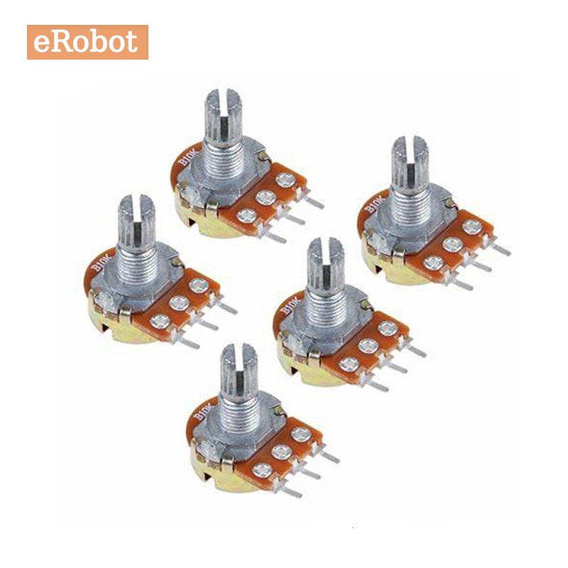 10Pcs WH148 Potentiometer 1K 2K 5K 10K 20K 50K 100K 250K 500K 1M Ohm ...