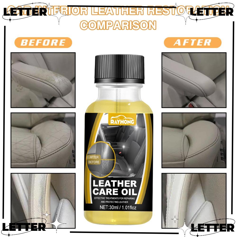LET Leather Care Oil, 30ml Leather Cleaner, New Leather Repair Liquid