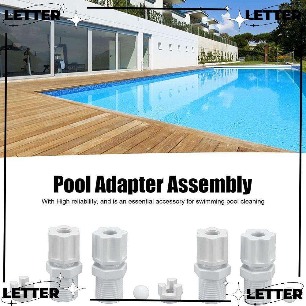 LET Clorinator Check Valve, Assembly 1/4 Inch Inlet Fitting Adapter