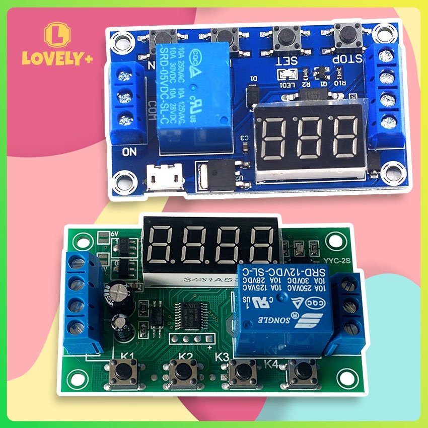 6-30V Relay Module Switch Trigger Time Adjustable Delay Circuit Timer ...
