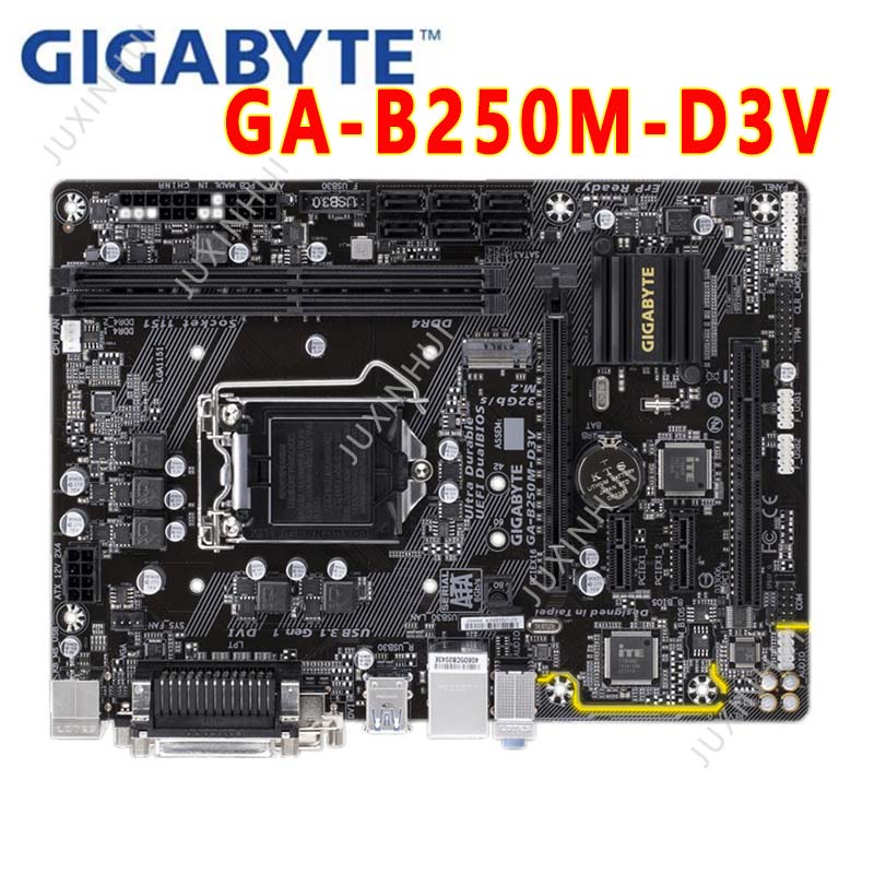 Used Gigabyte GAB250MD3V GAB250MD3V/D2V/HD3 DDR4 B250 motherboard
