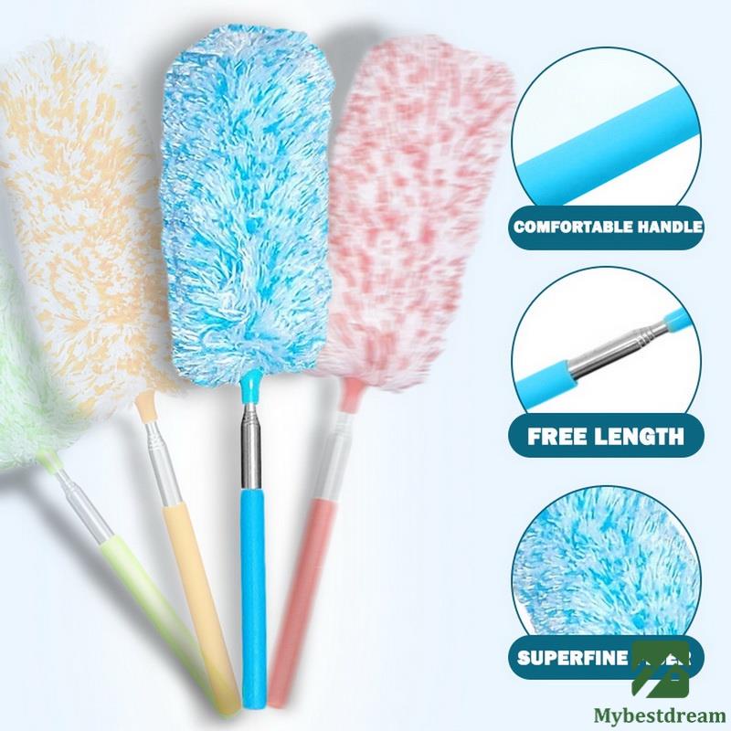 Extendable Magic Cleaning Feather Brush Telescopic Handle Microfibre ...