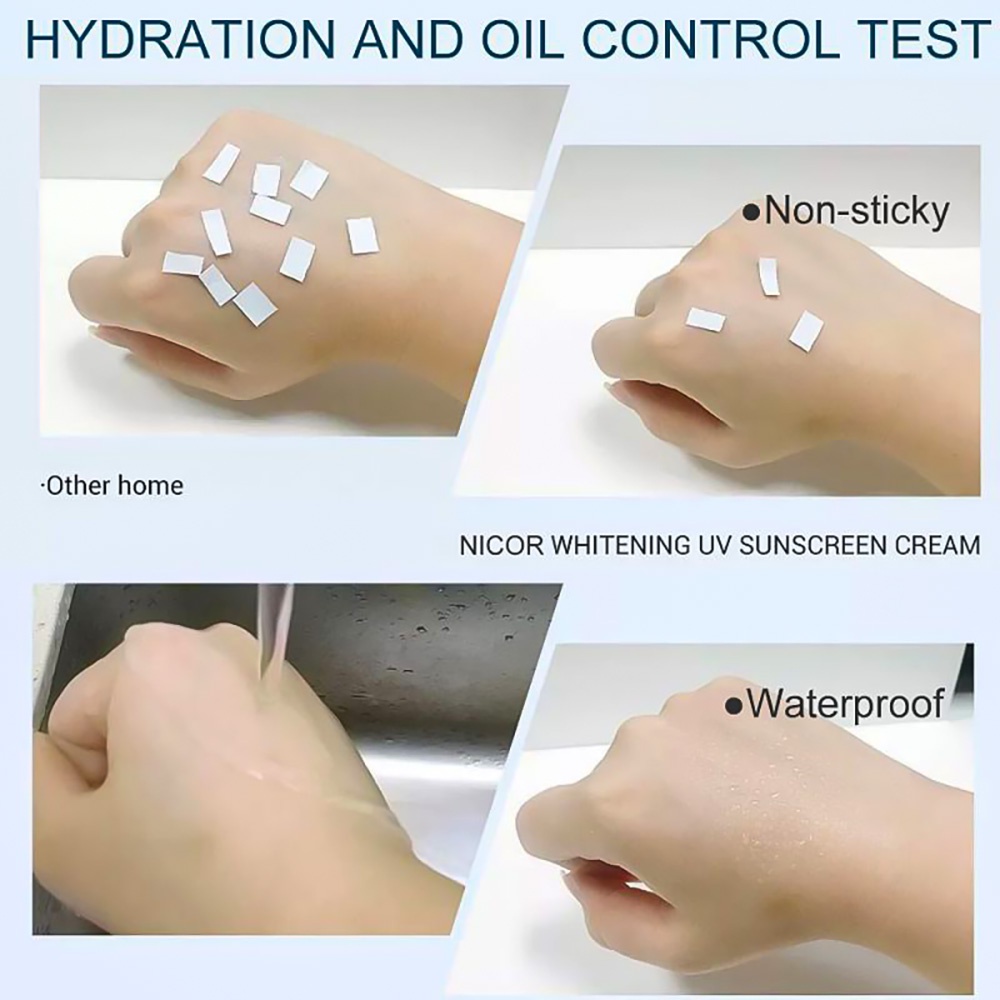 Whitening UV Sunscreen Cream SPF 50+ Moisturizing Dust Oil Control ...