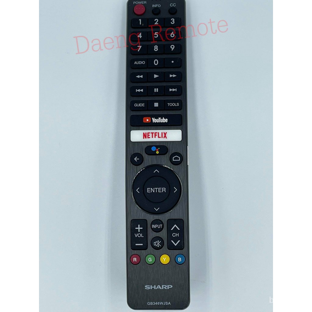 The remote control is used with sharp TV. model gb346/gb326 ** this ...