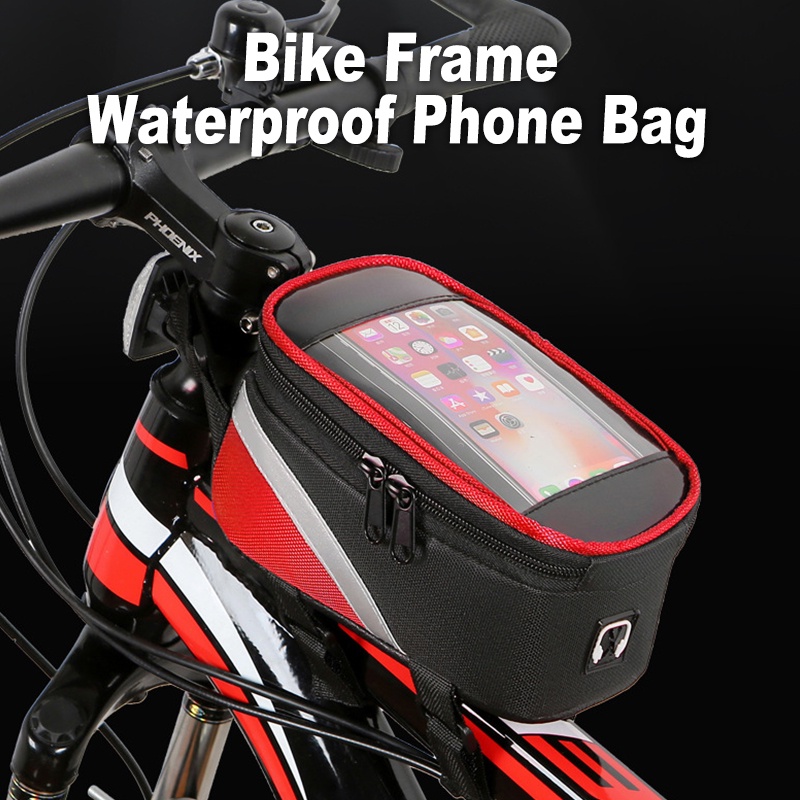 Bike top tube phone bag sale