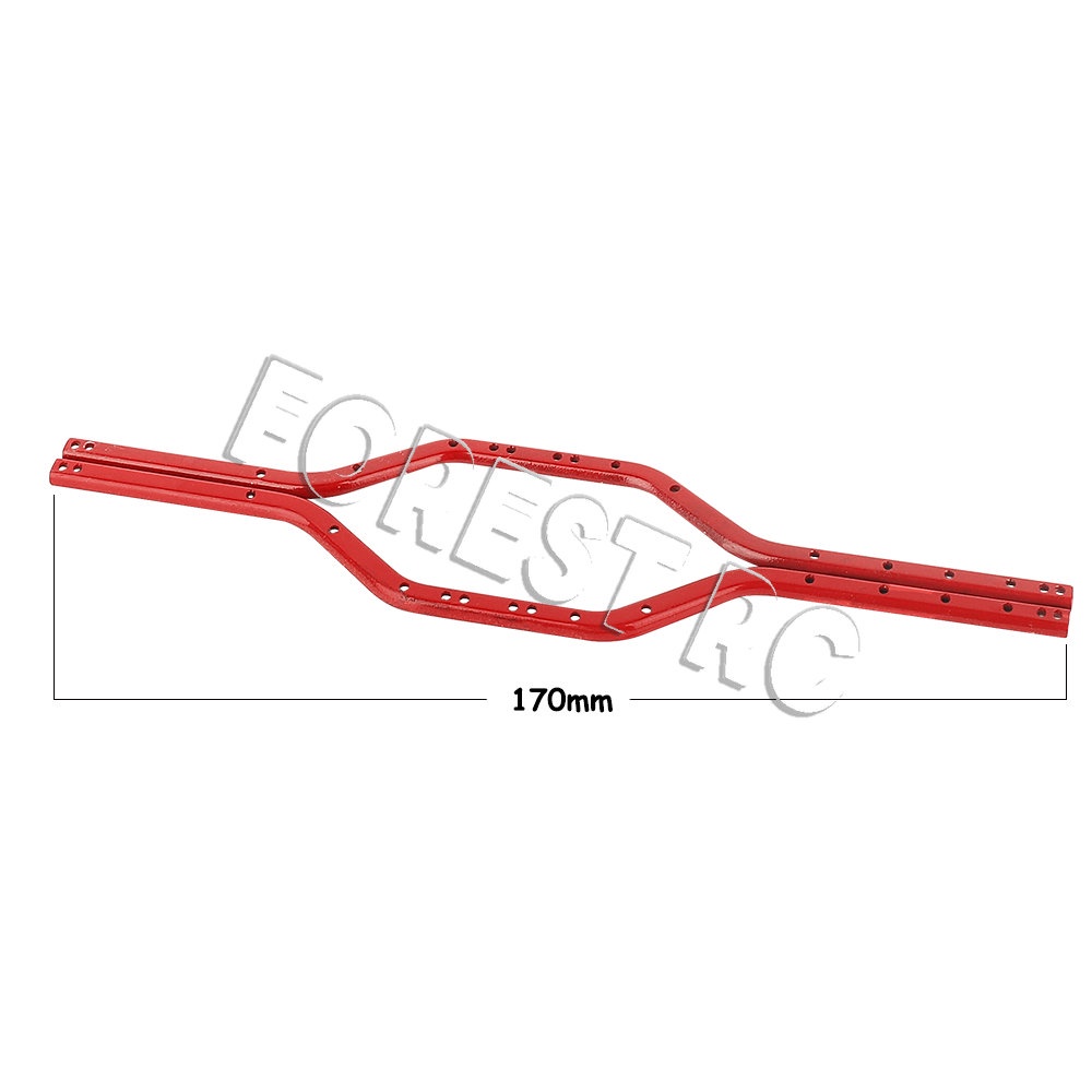 Forestrc 2Pcs Metal Chassis Frame Rail Girder Side for SCX24 Rc Crawler ...
