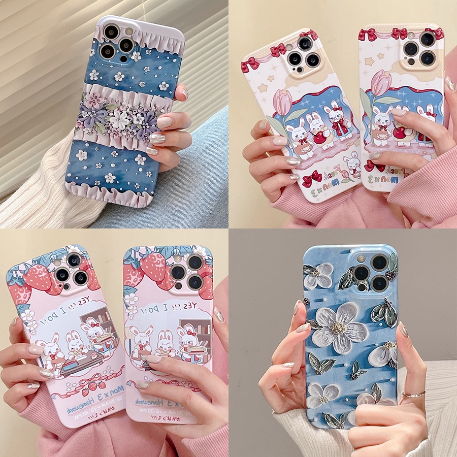 Case for iPhone X XR XS MAX XSMAX 7 8 plus phone Hard Film Casing Cute