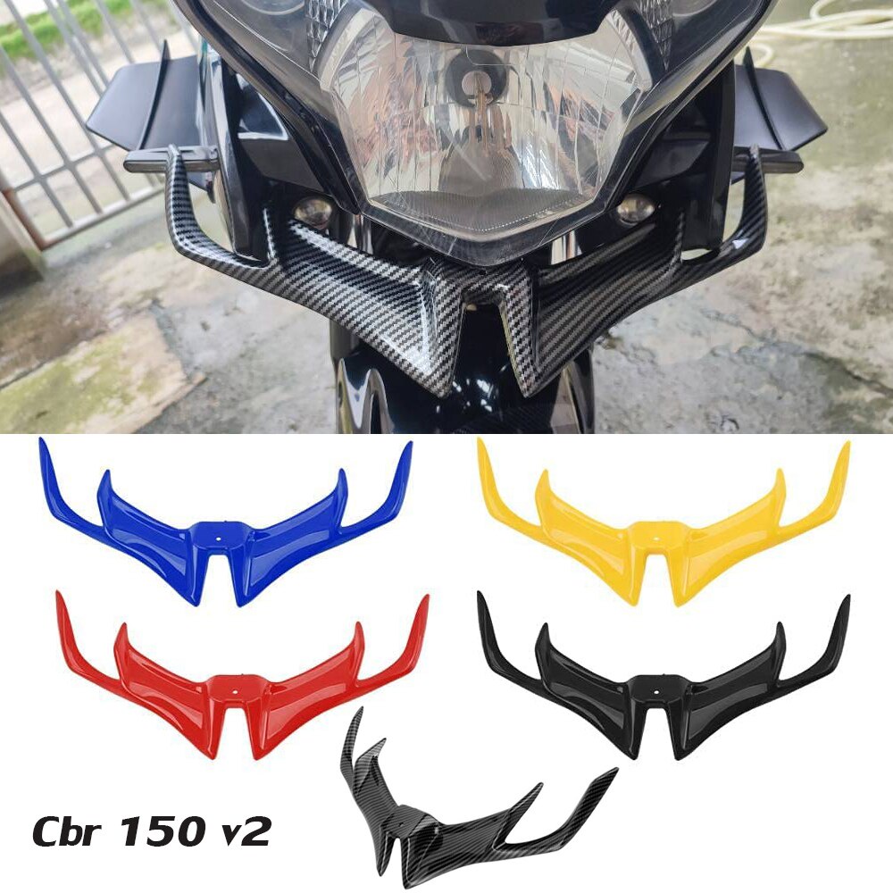 For Honda CBR 150 V2 Winglet Motorcycle Front Fairing Aerodynamic Lower ...