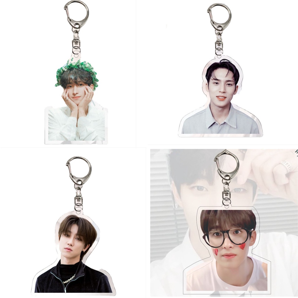 1pc SEVENTEEN Acrylic Key Chain THE8 MINGYU DK Key Ring Hanging Up ...