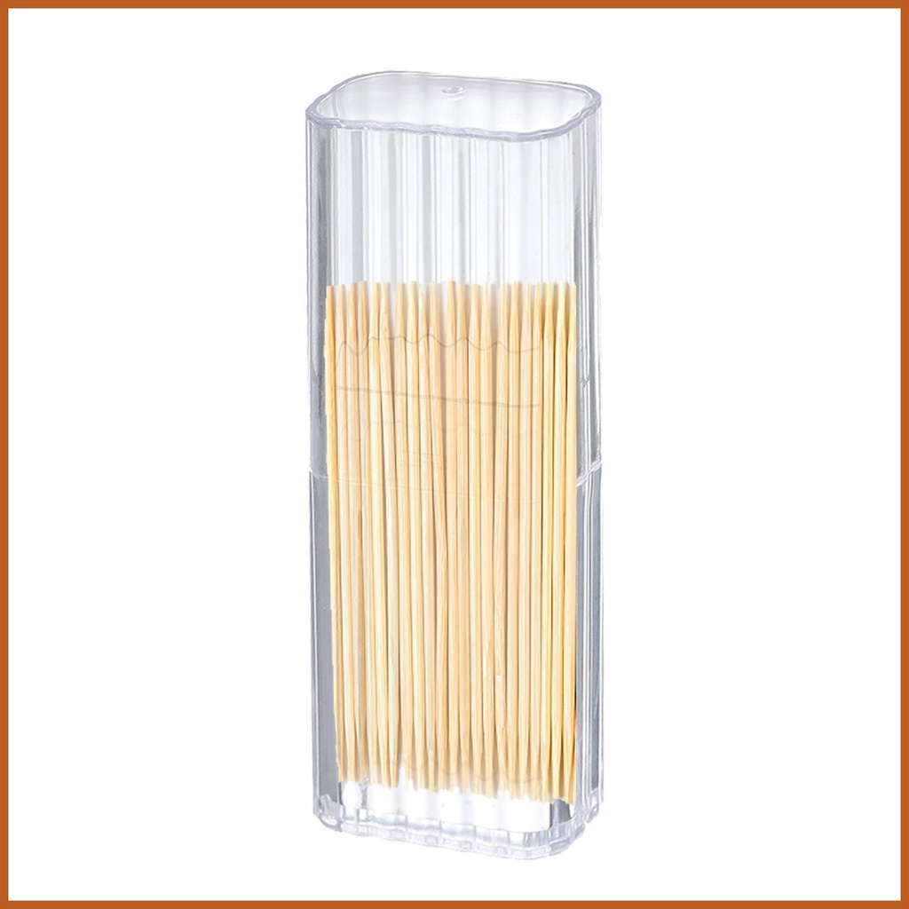 Cotton Swab Holder with Lid Portable Qtip Holder Travel Case Cotton Swab Jar Clear Acrylic