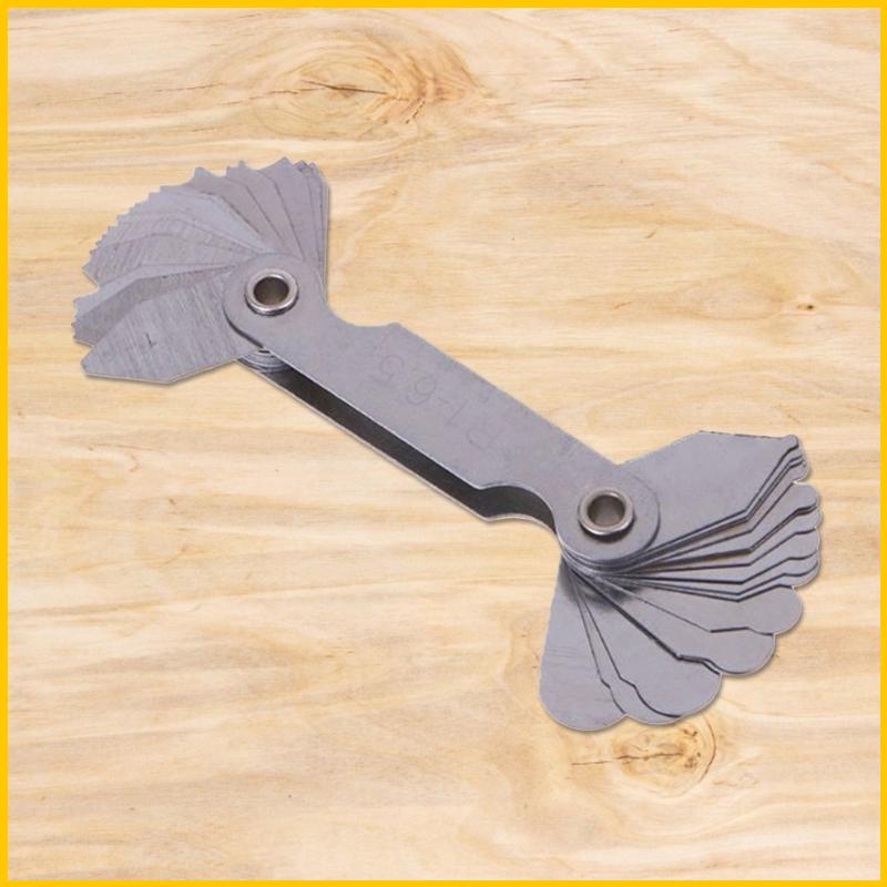 SELAN Stainless Steel Radius Fillet Gauge Set Measuring Tool R16 5 R7