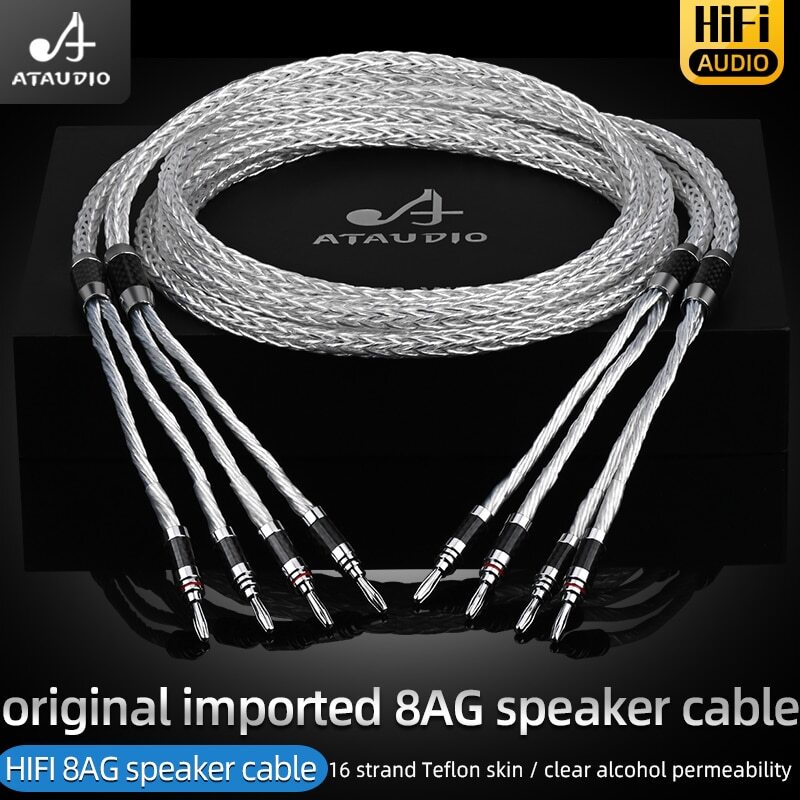 HIFI 2 to 2 Banana Speaker Cable Hifi Audio Cable High End Audio