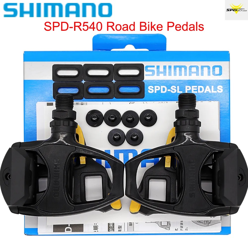 【ph Stock】 Shimano Pd R540 Road Bike Pedal Original Self Locking Pedals Profession Rb Cleats