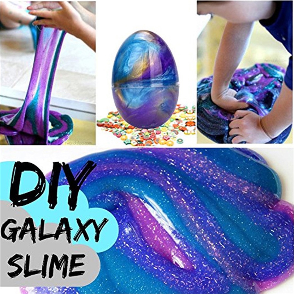 Slime DIY Kit Crystal Clay Set Non-toxic Bubbles Blowing Slime Magical ...
