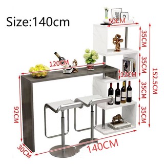Modern Mini Bar Counter Table Rotatable Bar Table ErgonomicTable 360 ...