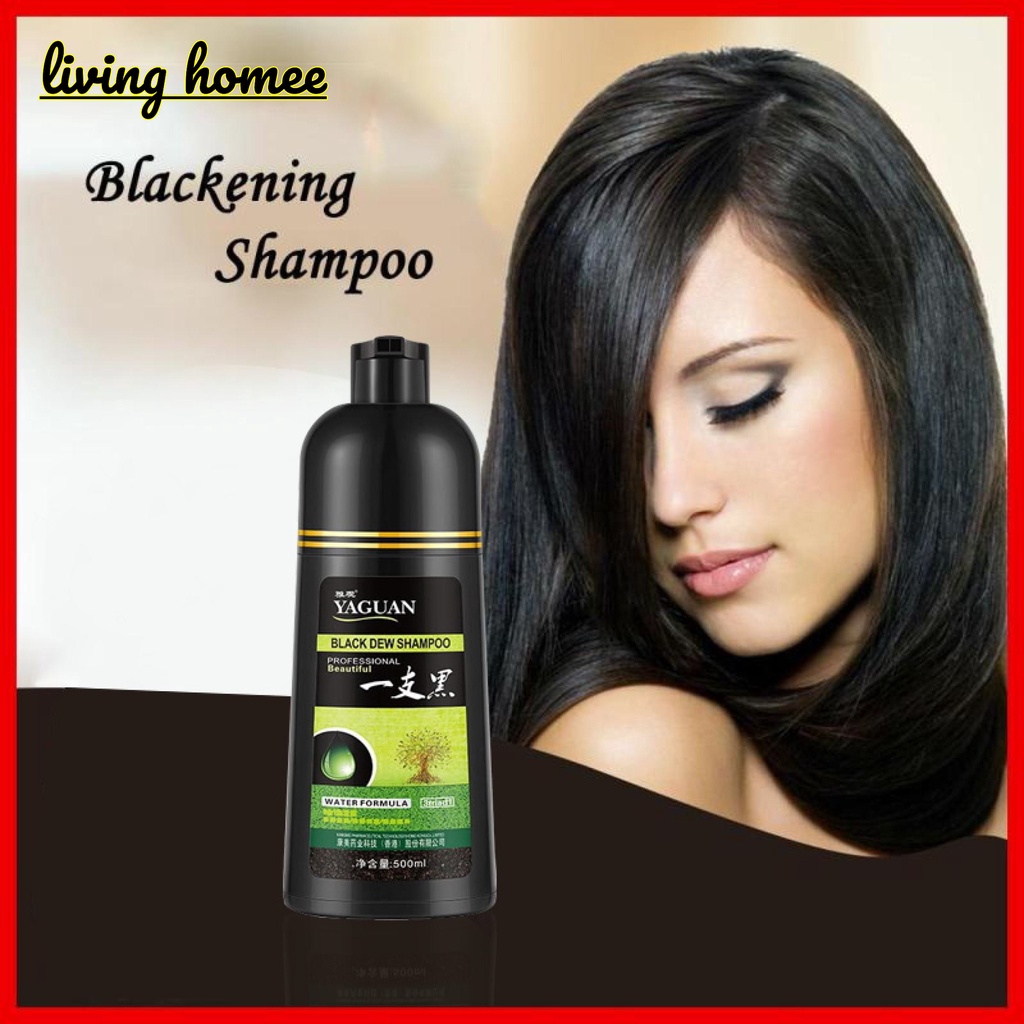 Hair Color Shampoo Herbal Hair Dye Shampoo White Hair into Black Hair ...