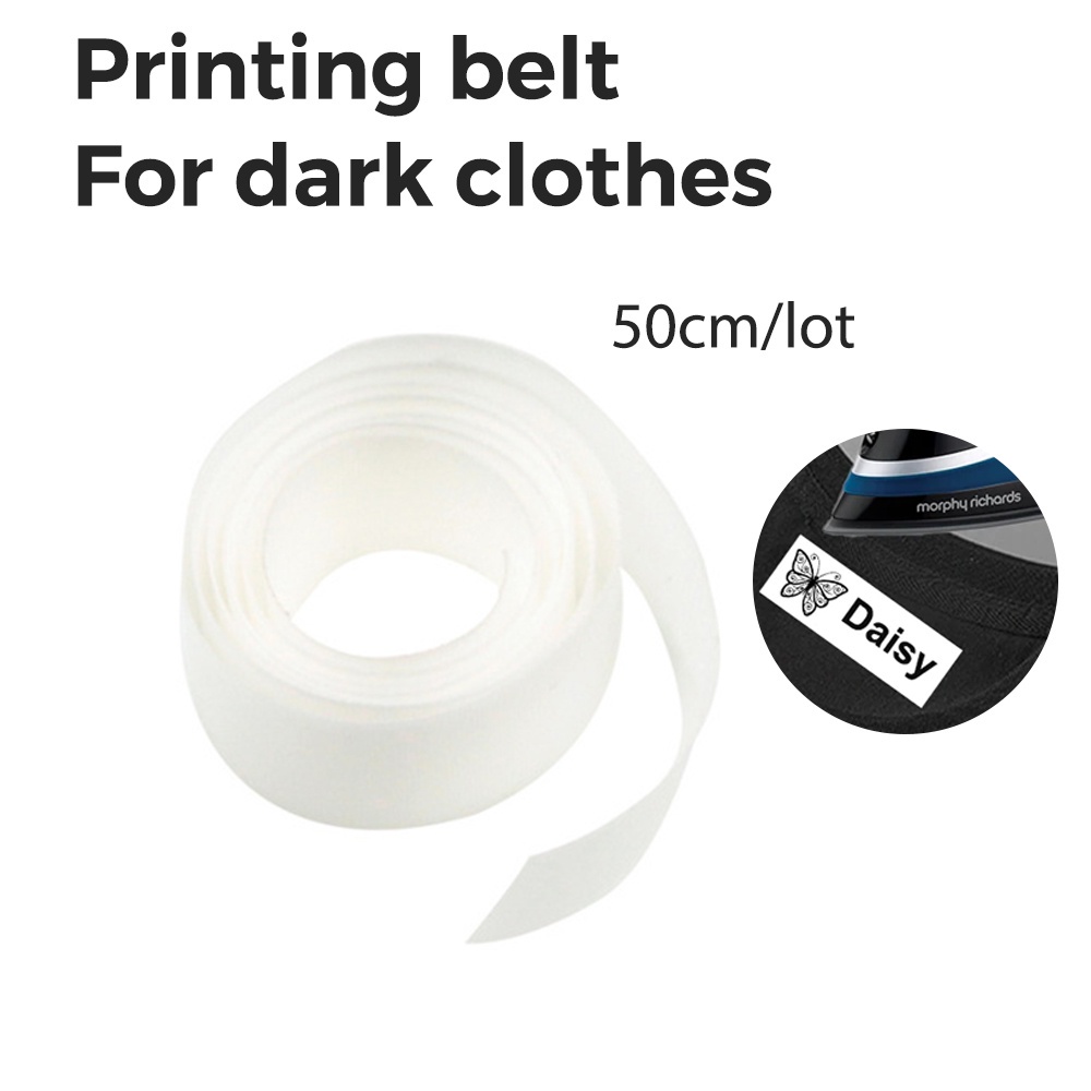 Blank Cotton DIY Tape 50cm length Washable Garment Ironed Labels for