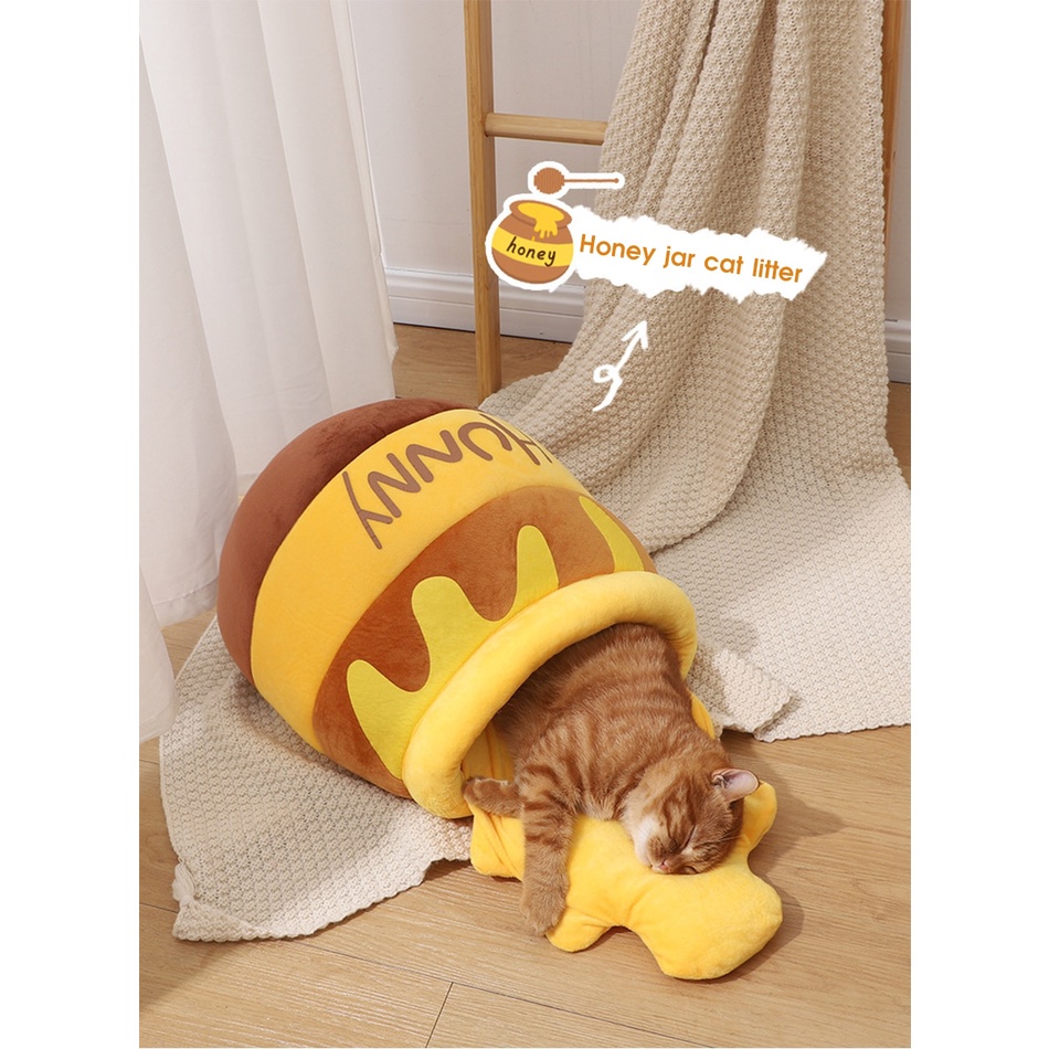 Bxaolu Cat Bed For Indoor Cats - Cat Cave Bed Cat House Cat Tent With