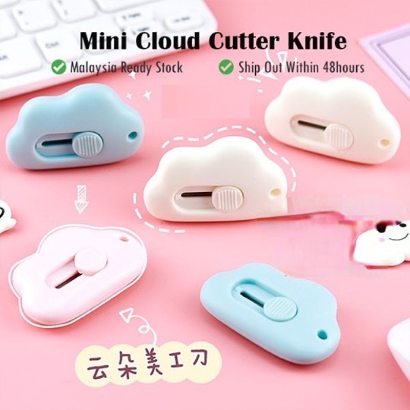1Pcs Mini Cutter Knife CloudPisau Pemotong Mini Cutter Parcel Cutter ...