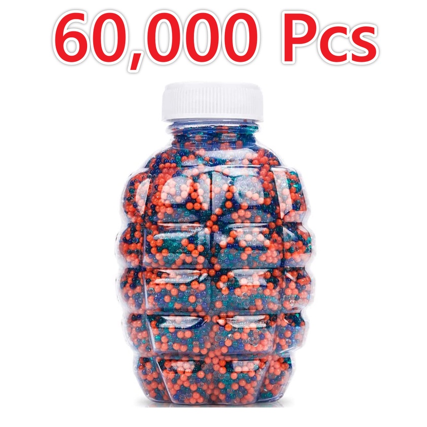 60000pcs 7.5mm Gel Blaster balls Home Decor Pearl Shaped Crystal Soil