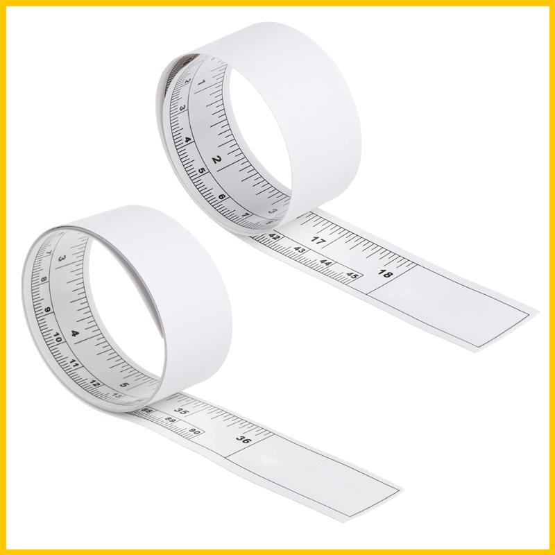 zong Small Sticky Tape Measure with Clear Scale Self-Adhesive Tape ...