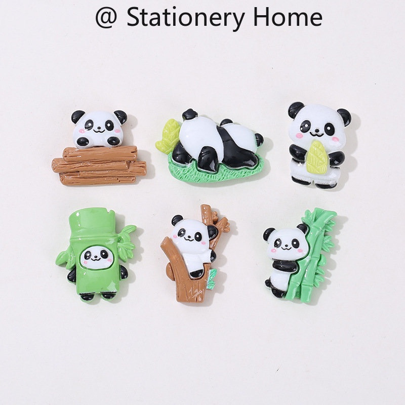 Bamboo Panda Cartoon Fridge Magnets Refrigerator Sticker Refrigerator ...