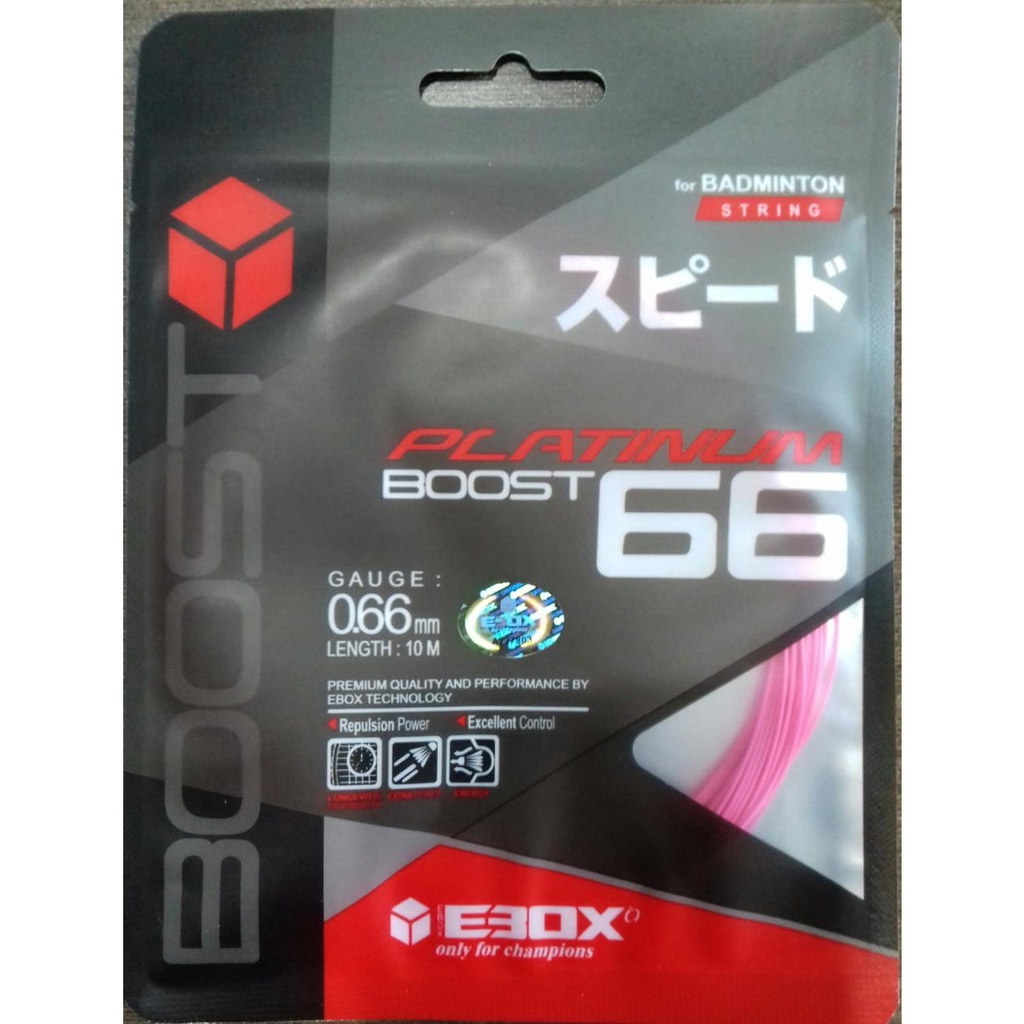 Original EBOX PLATINUM 66 BOOST Badminton Strings | Shopee Philippines