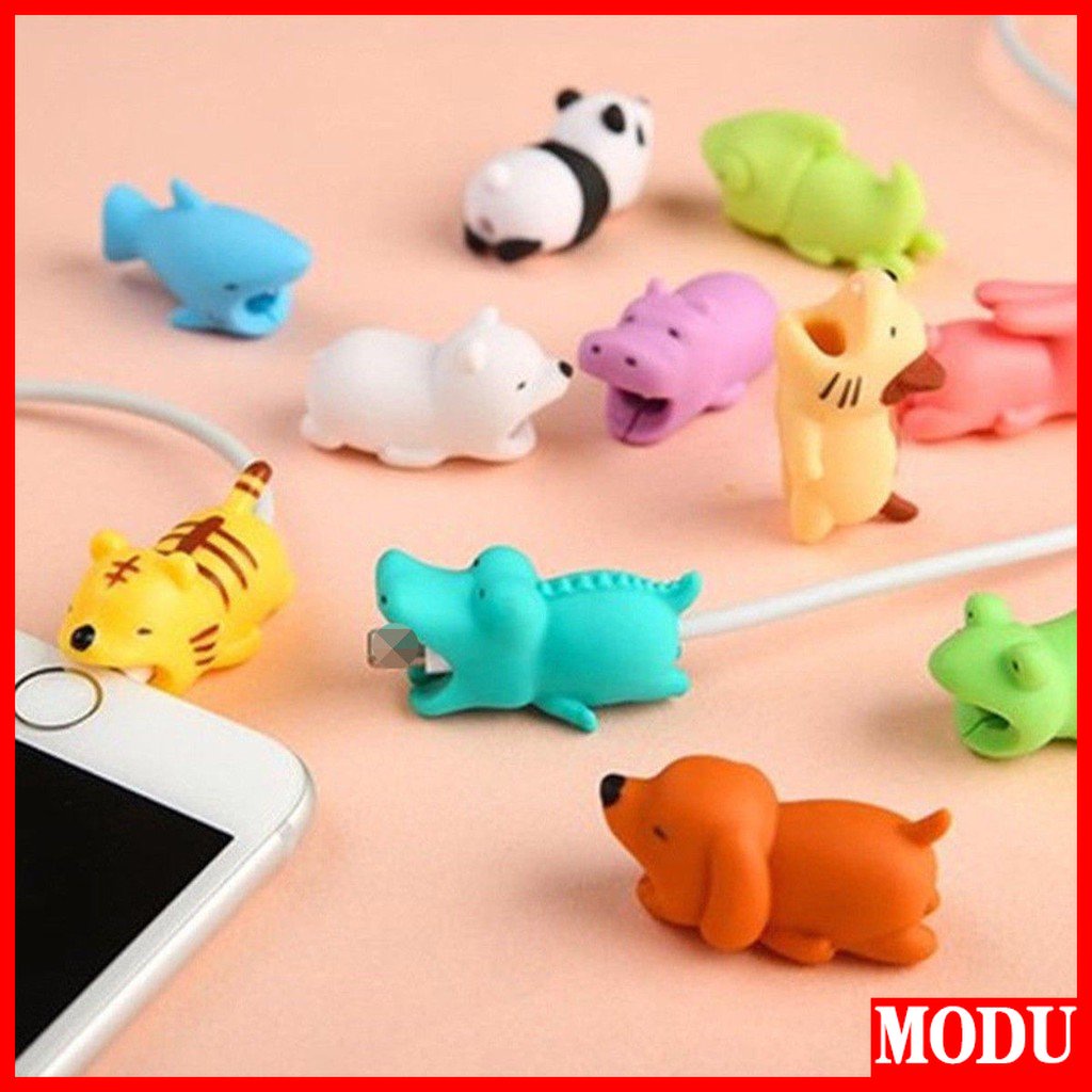 Animal shaped cable protectors prevent data leakage and protect data ...