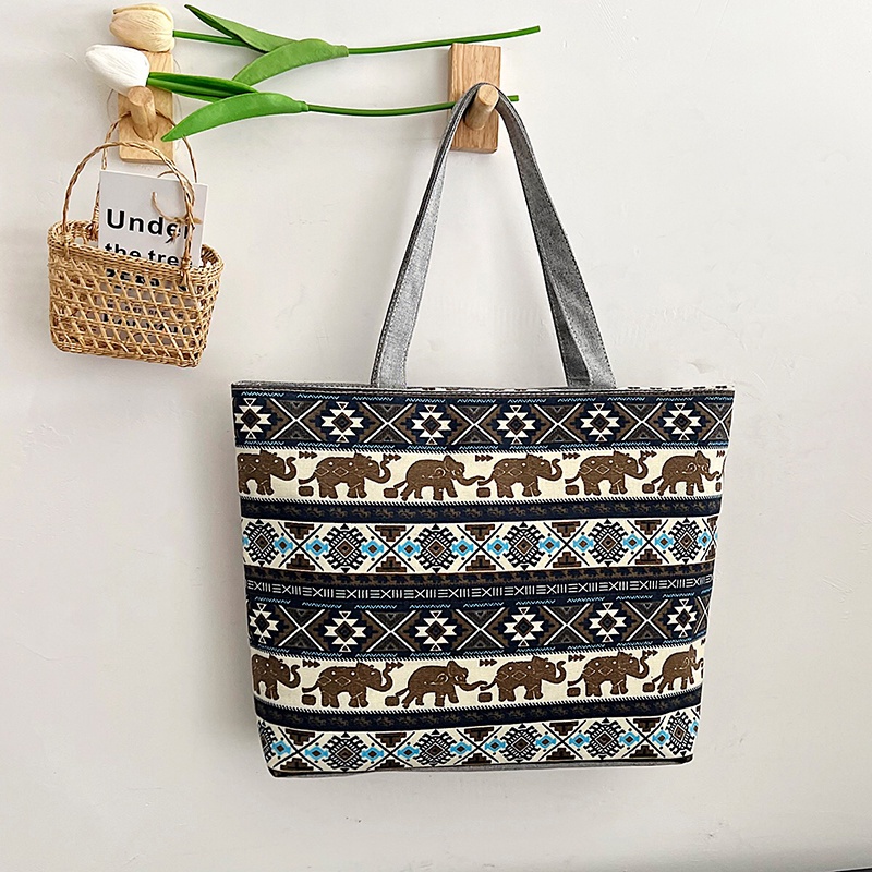 UISN #S39 Korean New Fashion Canvas Tote Bag Design Shoulder Bags ...
