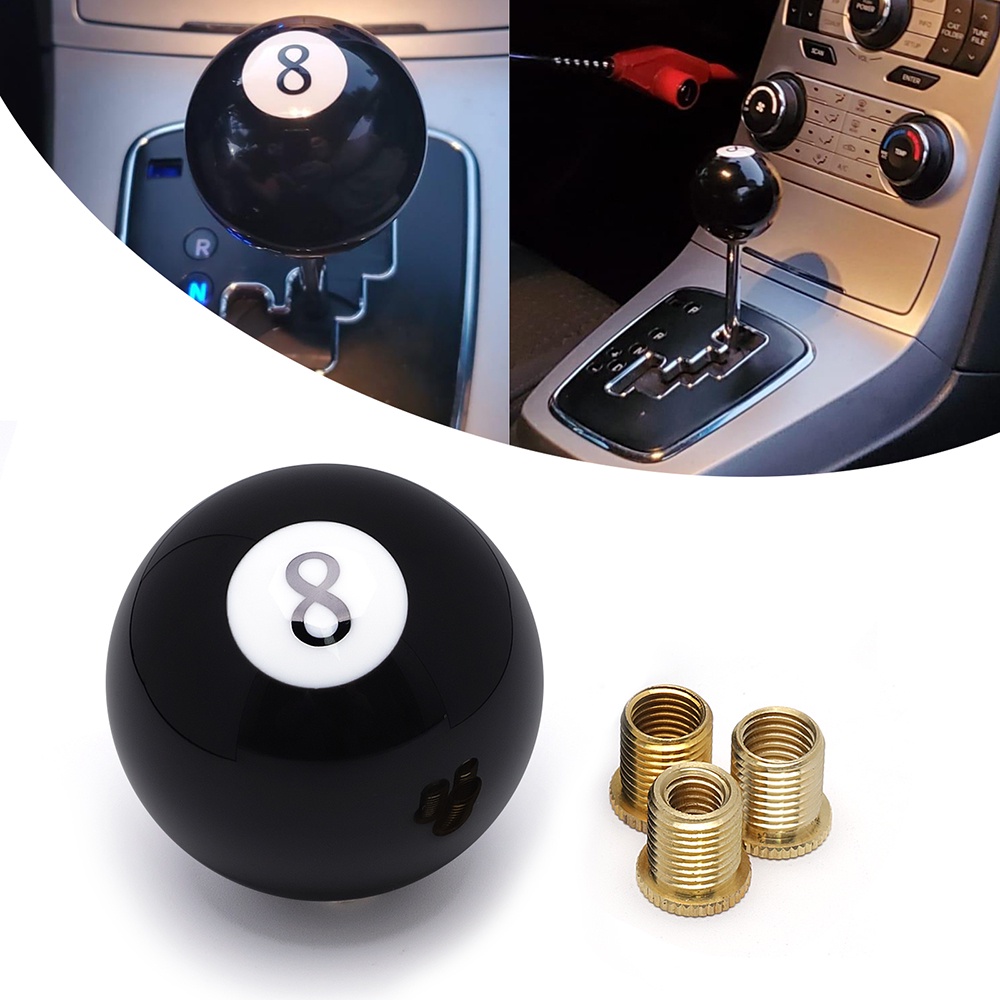 5/6 Speed Number 8 Car Gear Shift Knob Universal M8 M10 M12 For Manual ...