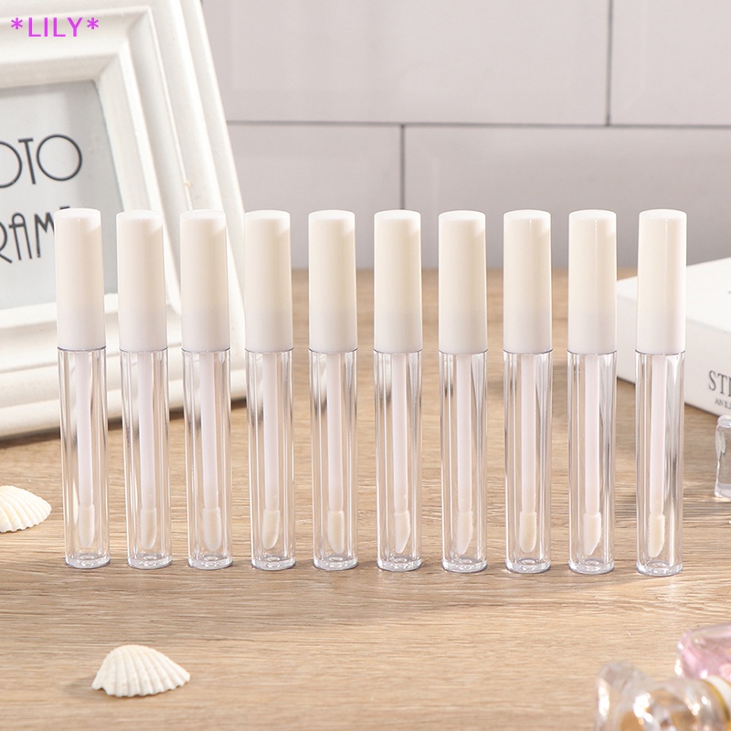 Lily 10pcslot 25ml Lip Gloss Tube Diy Lip Gloss Bottle Empty Cosmetic Containers New Shopee 