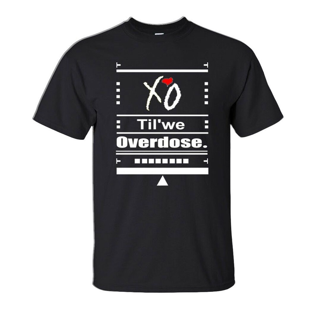 Fashional Men Causal Tops Xo The Weeknd Till We Overdose Cotton T-Shirt ...