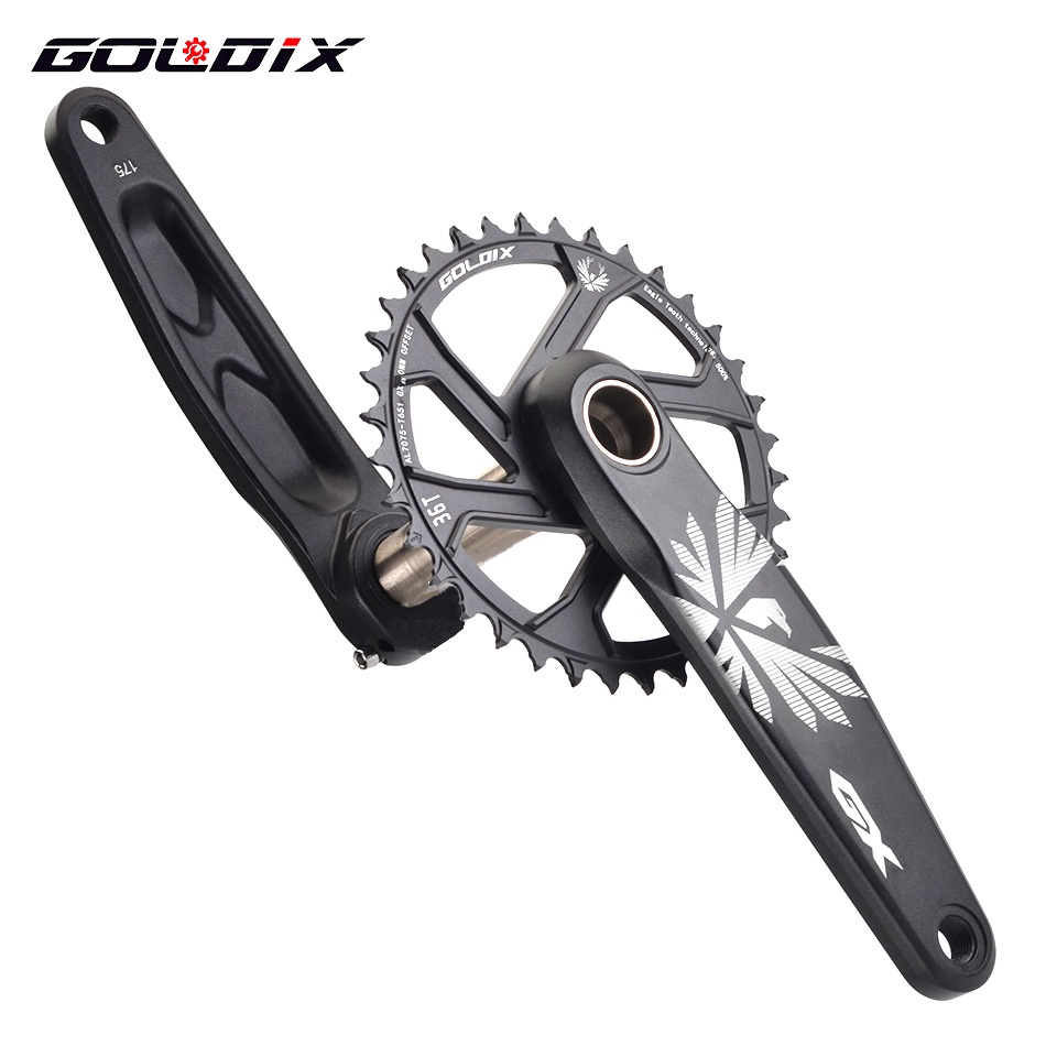 Crankset mountain bike hollowtech GXP 170/175mm crank arm 0mm