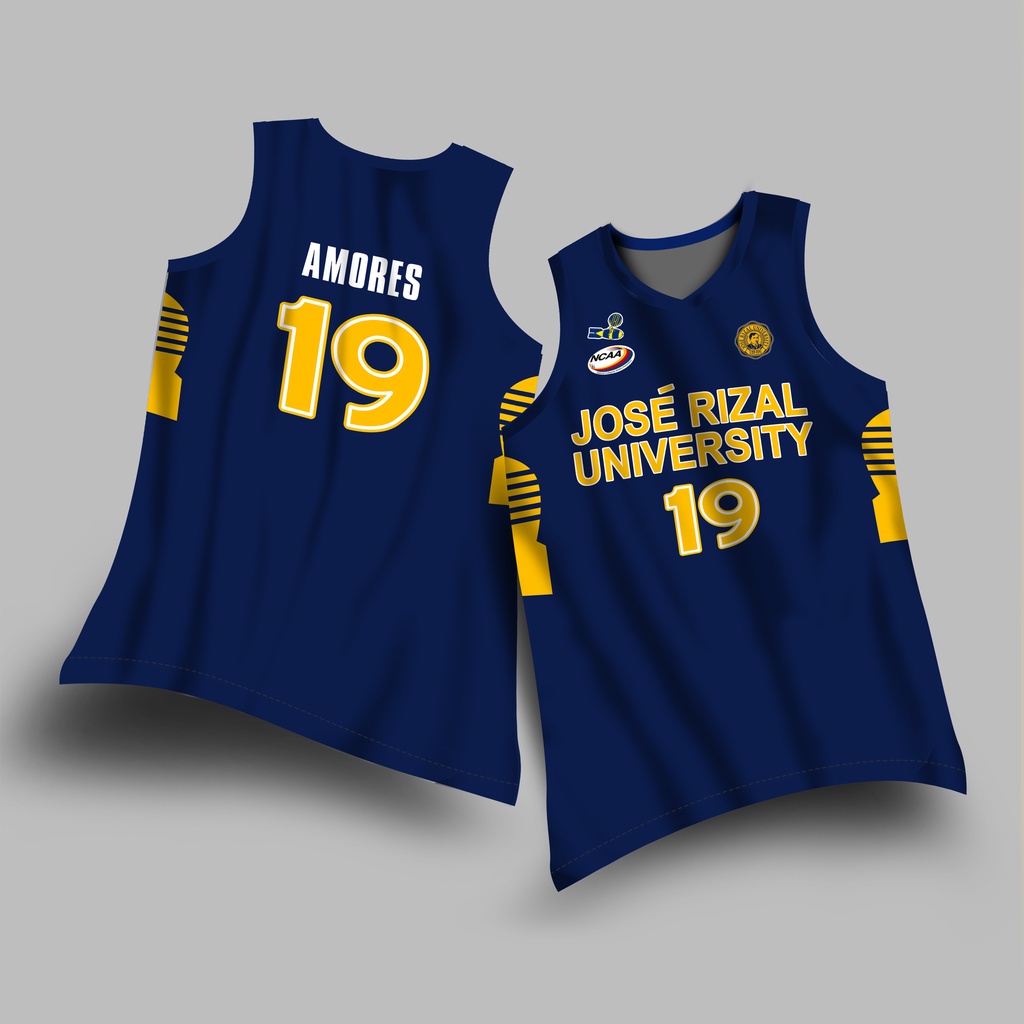 JOSE RIZAL UNIVERSITY JERSEY | JRU JERSEY NCAA | AMORES #19 | FULL ...