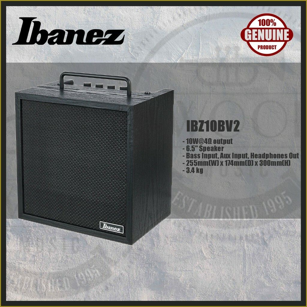 Ibanez IBZ10BV2 Electric Bass Combo Amp - 10W (IBZ10BV2-E) | Shopee ...