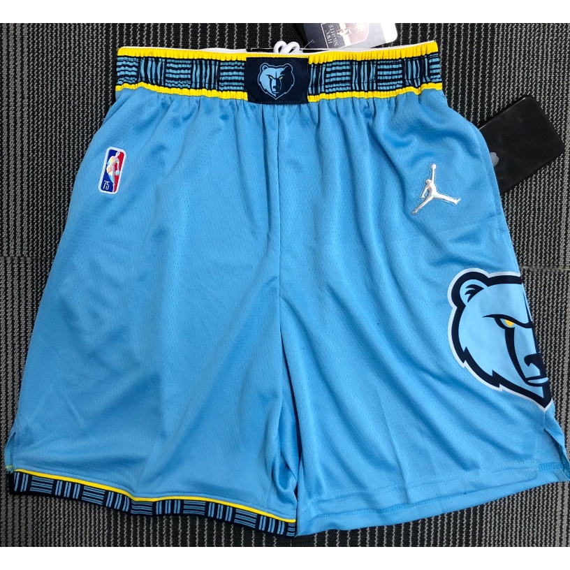 2022 NBA Memphis Grizzlies Blue Basketball Shorts | Shopee Philippines