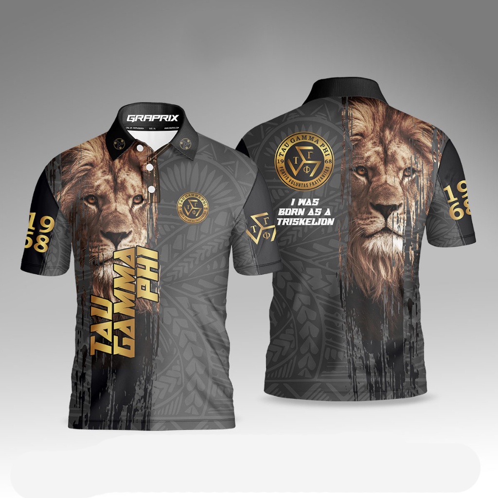 Triskelion V3 Polo Shirt Full Sublimation Frat Shirt TGP Shopee