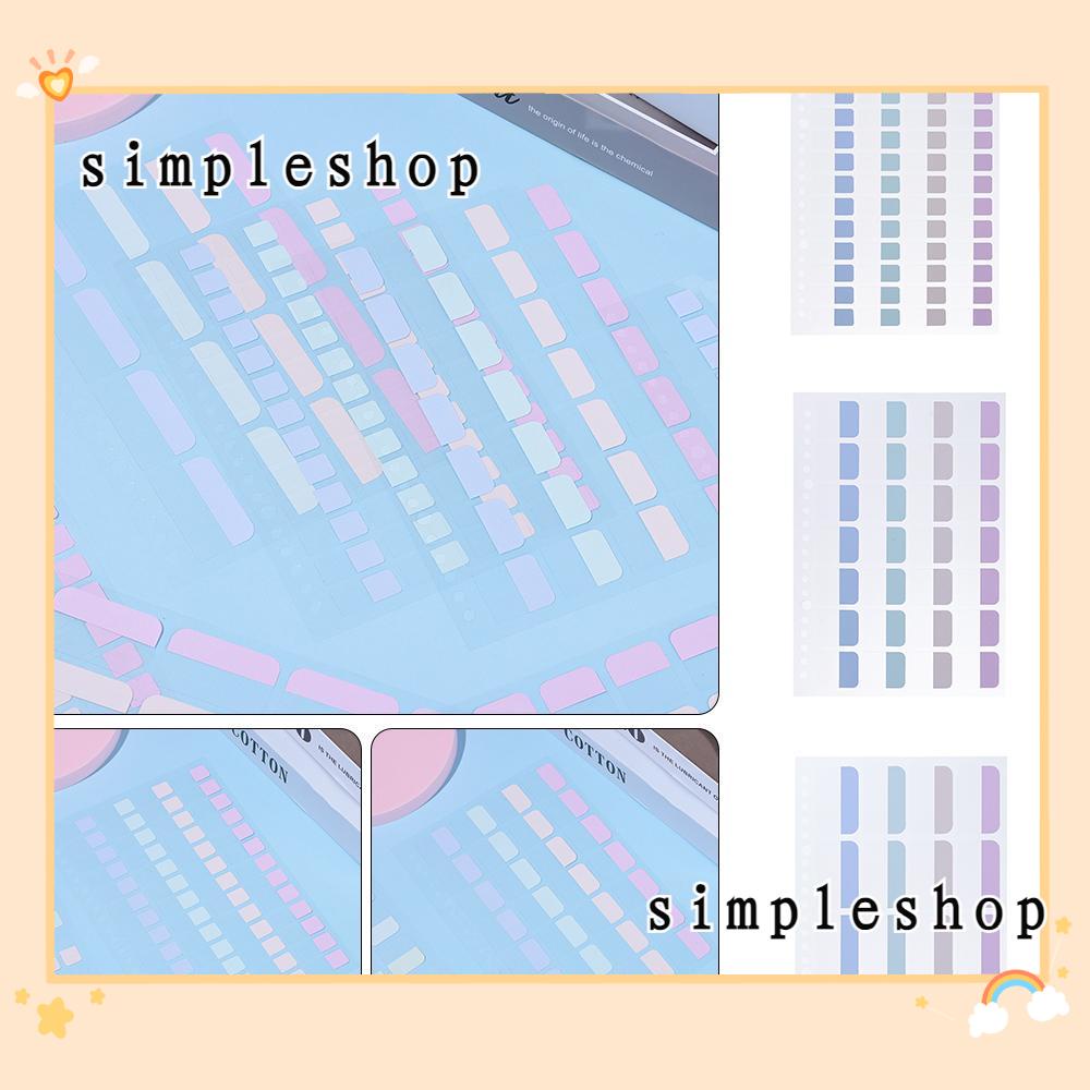 SIMPLE A5/B5 Colorful Sticky Notes Office Supplies Loose-leaf Index ...