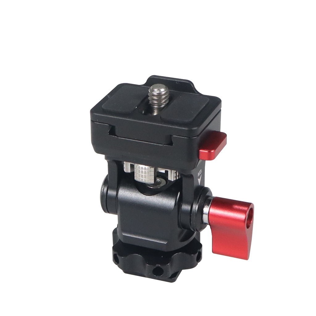 Adjustable Quick Release Ball Head Cold Shoe Mount Monitor Bracket ...