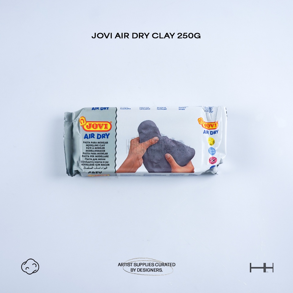 Jovi Air Dry Clay 250g (Grey, Terracotta, White) | Shopee Philippines