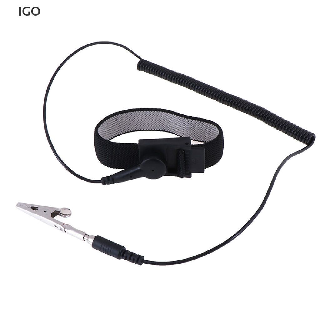 IGO Adjustable antistatic esd strap antistatic grounding bracelet